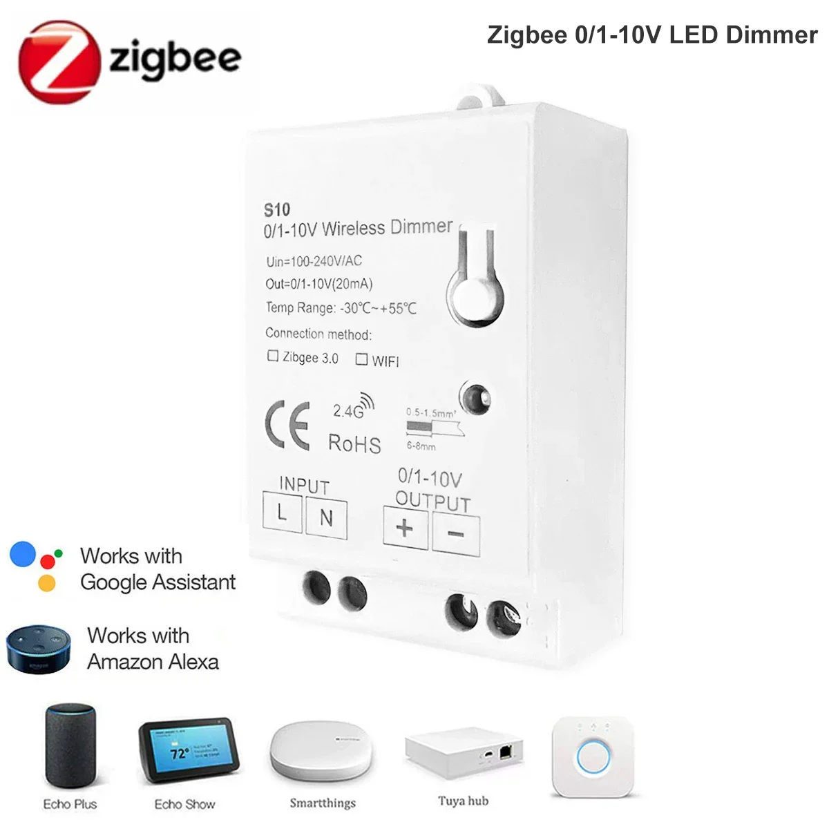 Zigbee 3.0 0-10V 1-10V Dimmer  – обзор и цена Zigbee Coordinator Stick