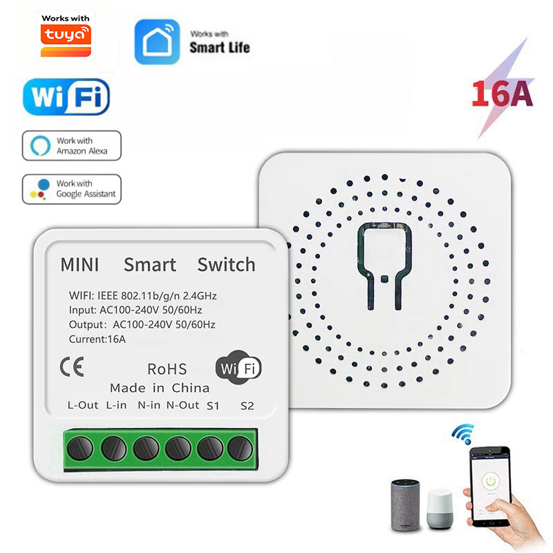 16A Two Way Control DIY WiFi M – обзор и цена Home Automation Diy