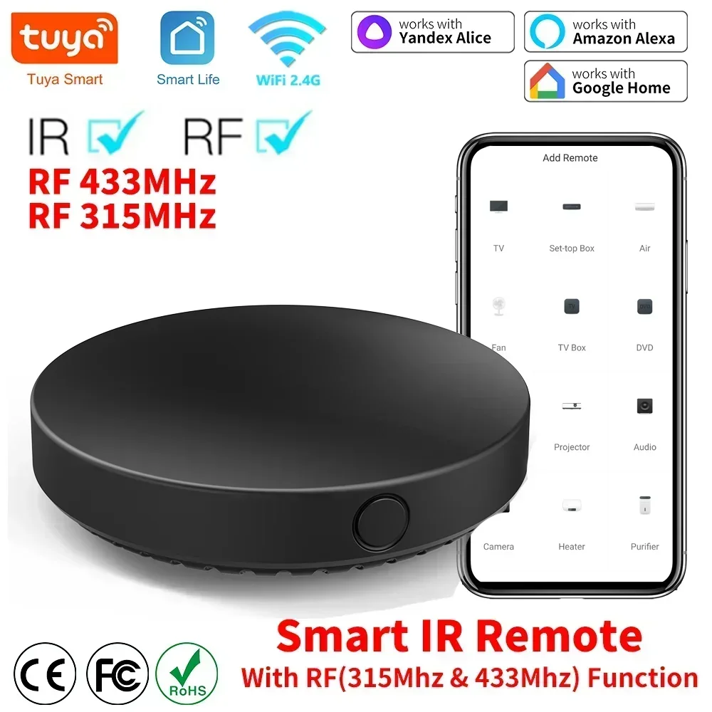 Tuya WiFi IR RF Remote Control – обзор и цена Ir Blaster Universal