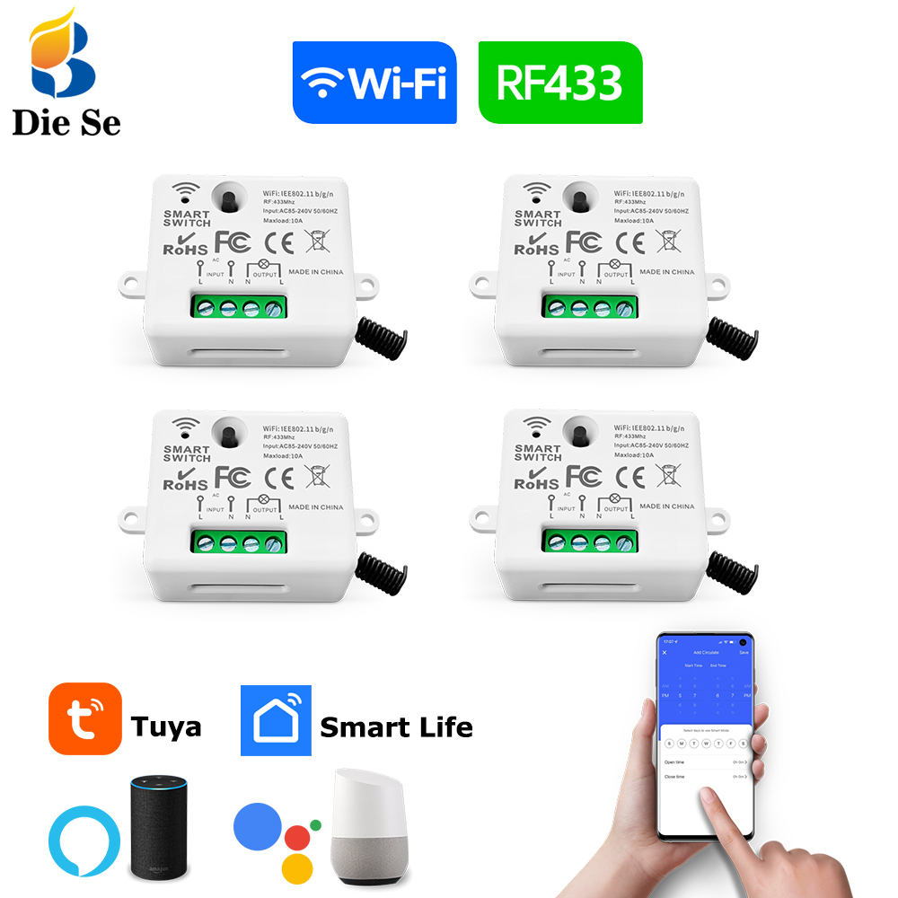 Tuya WiFi Smart Light Switch 4 – обзор и цена Home Automation Industry