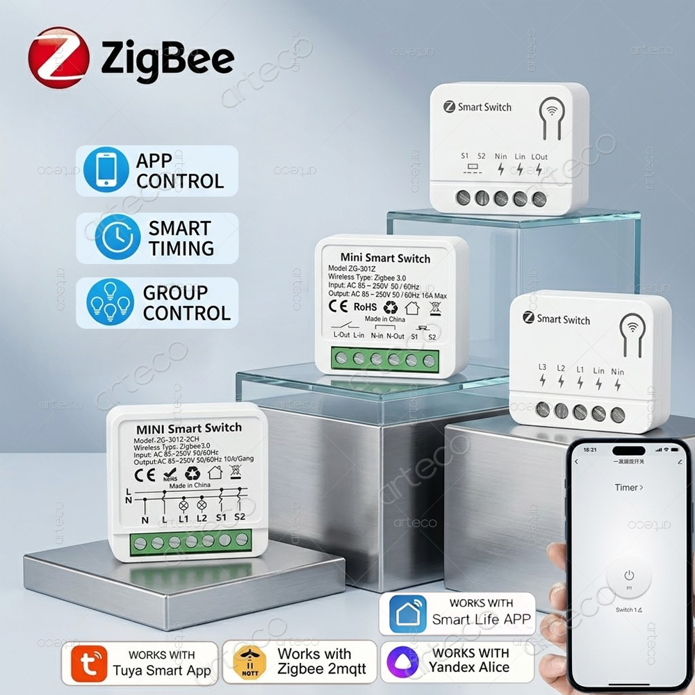 Tuya Zigbee Mini DIY Smart Swi – обзор и цена Home Automation Diy
