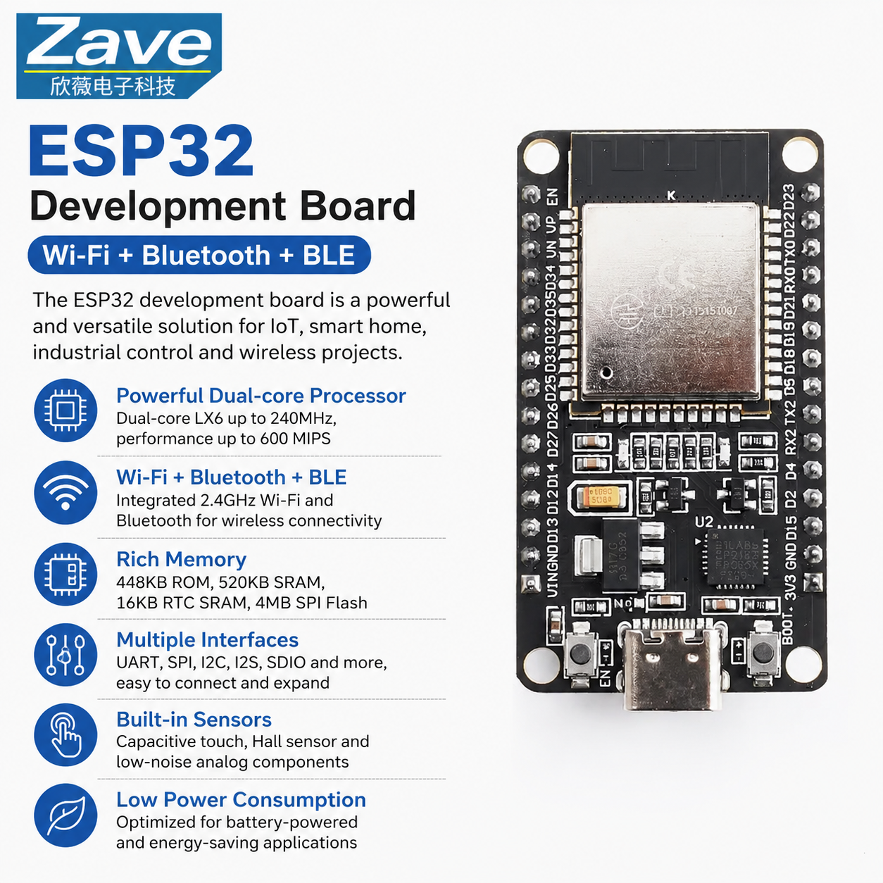 ESP32 WiFi Bluetooth Developme – обзор и цена Level Shifter 3.3V