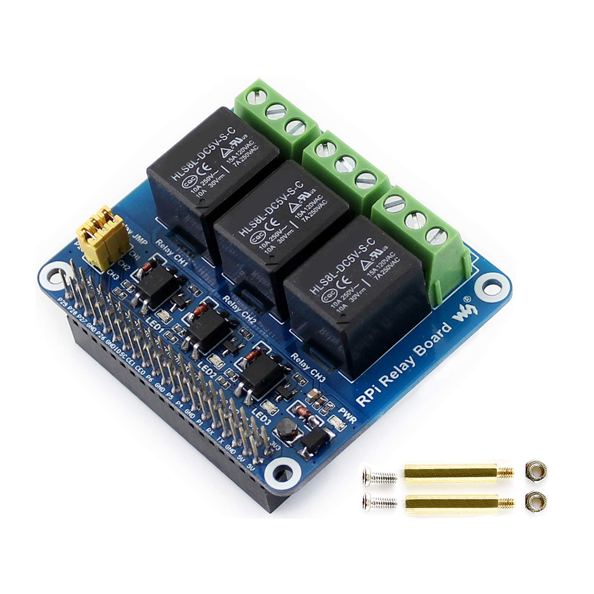 Waveshare 5V 3-Channel Relay M – обзор и цена Pi Zero W Board