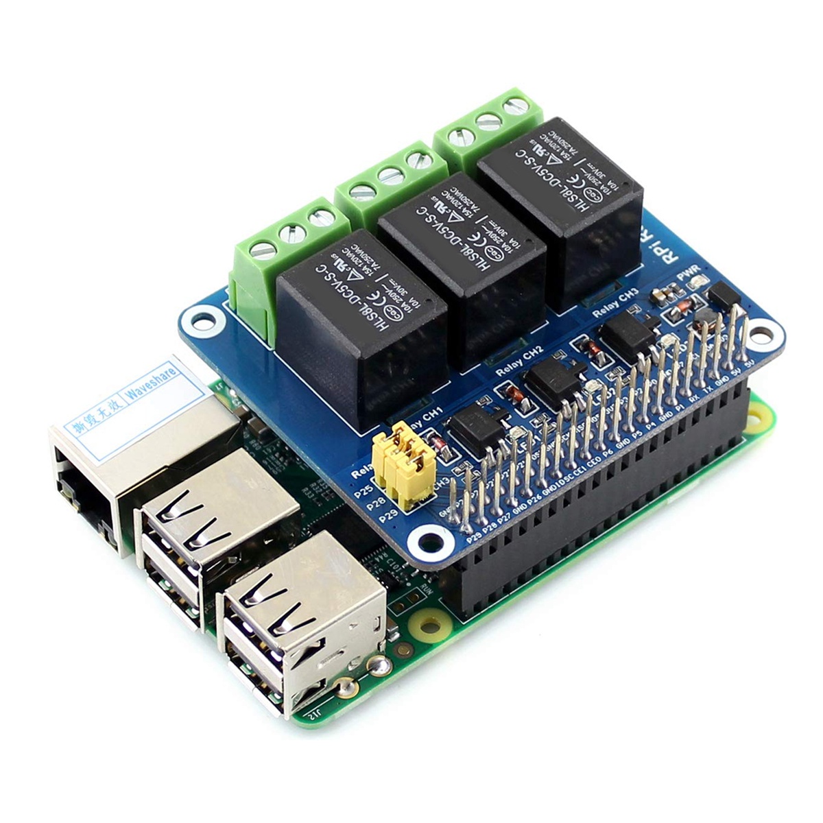 Waveshare 5V 3-Channel Relay M – обзор и цена Pi Zero W Board