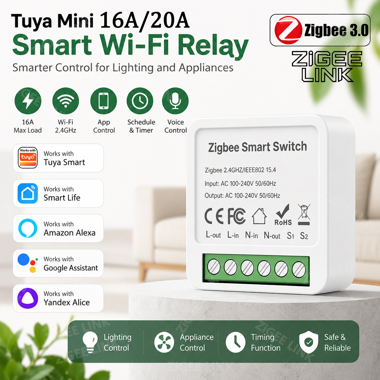 WiFi Zigbee Smart Switch Modul – обзор и цена Home Automation Systems Diy