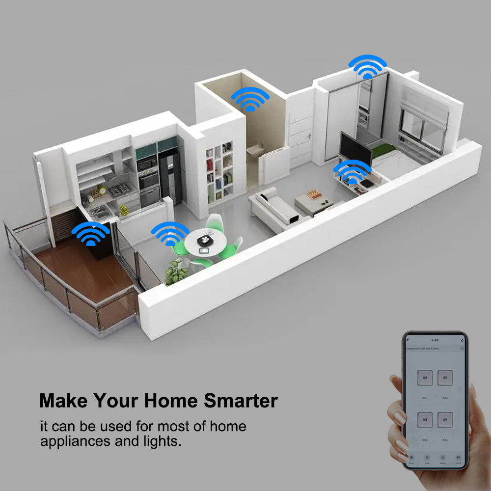 4CH Wifi / Zigbee Smart Relay  – обзор и цена Home Automation Diy