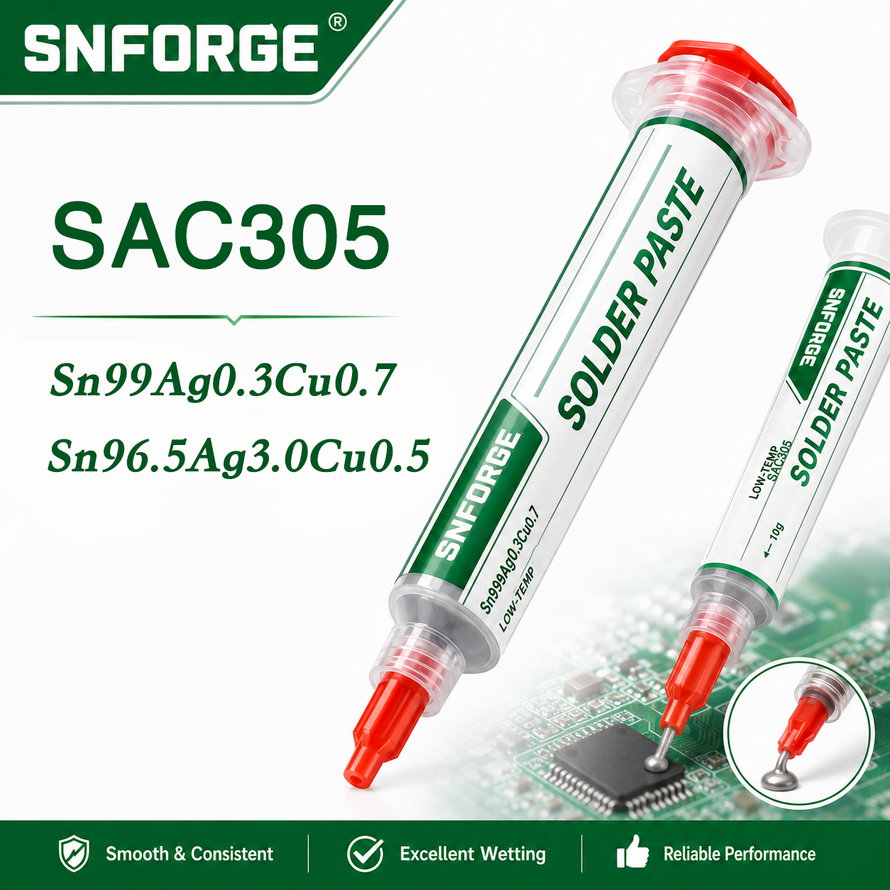 SAC305 Solder Paste Welding Ti – обзор и цена Home Automation Industry