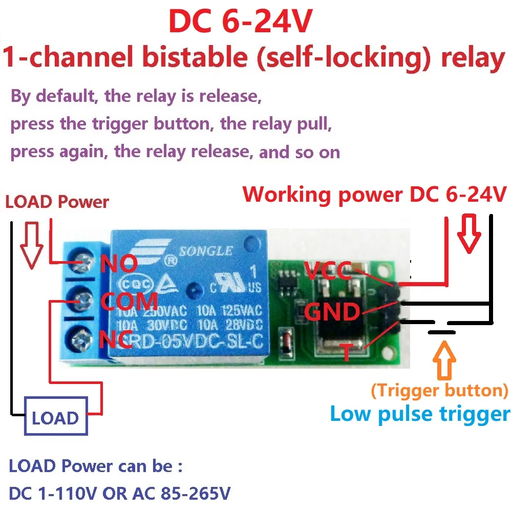 DC 6V 9V 12V 24V Flip-Flop Lat – обзор и цена Home Automation With Arduino