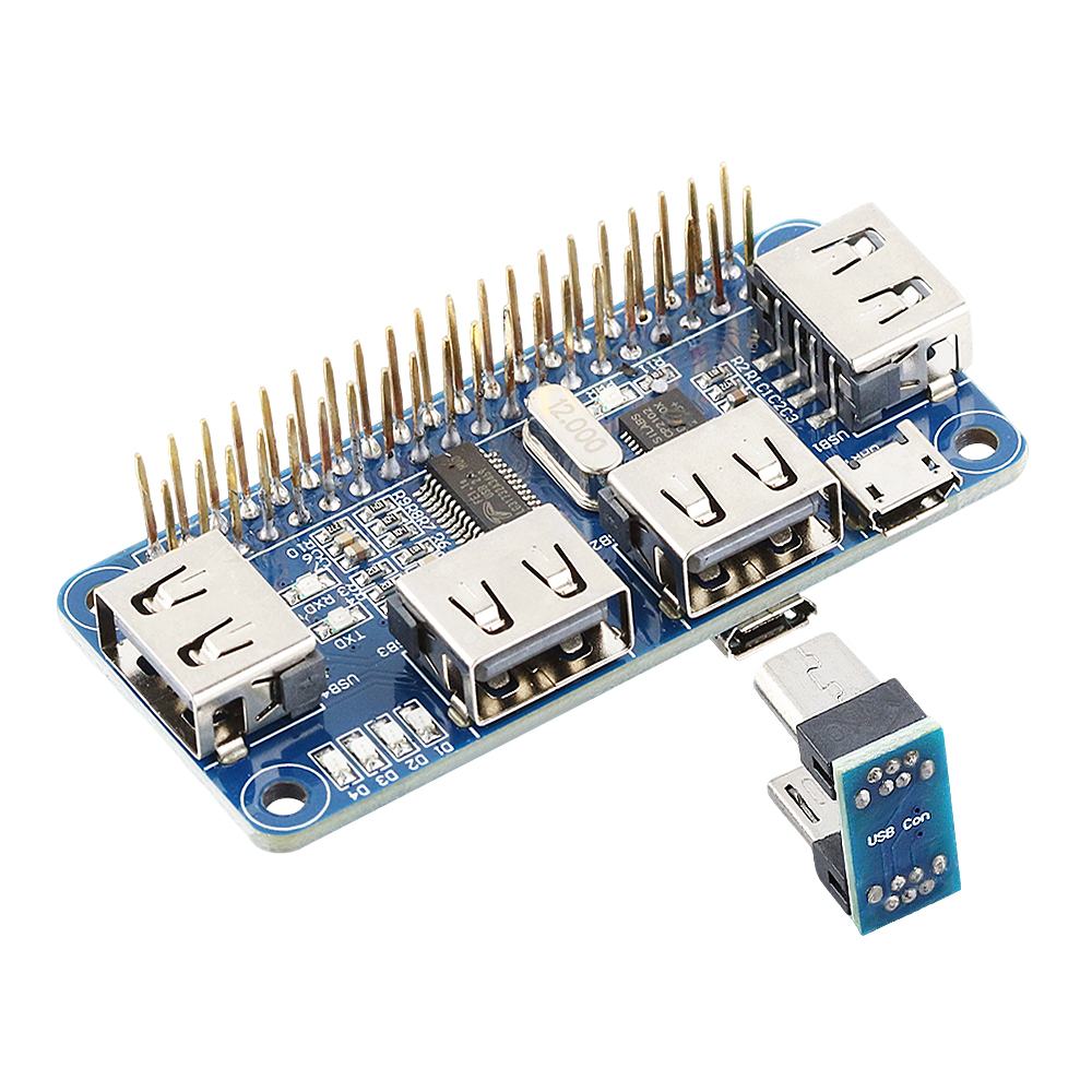 USB 2.0 Expansion Board HUB fo – обзор и цена Pi Zero W Board