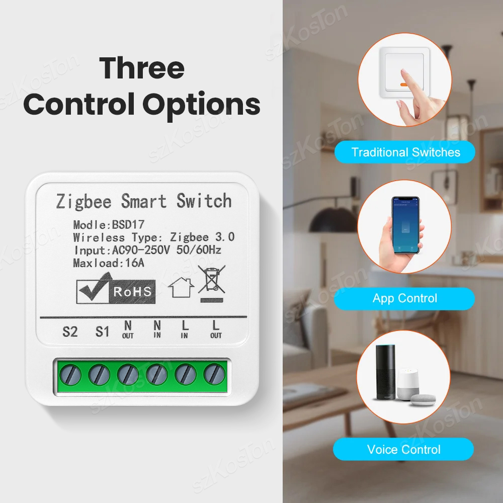 16A Tuya ZigBee Smart Switch M – обзор и цена Home Automation Diy