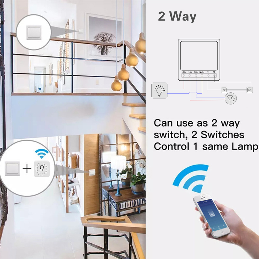 2 Way Mini DIY Smart Switch Tu – обзор и цена Home Automation Diy